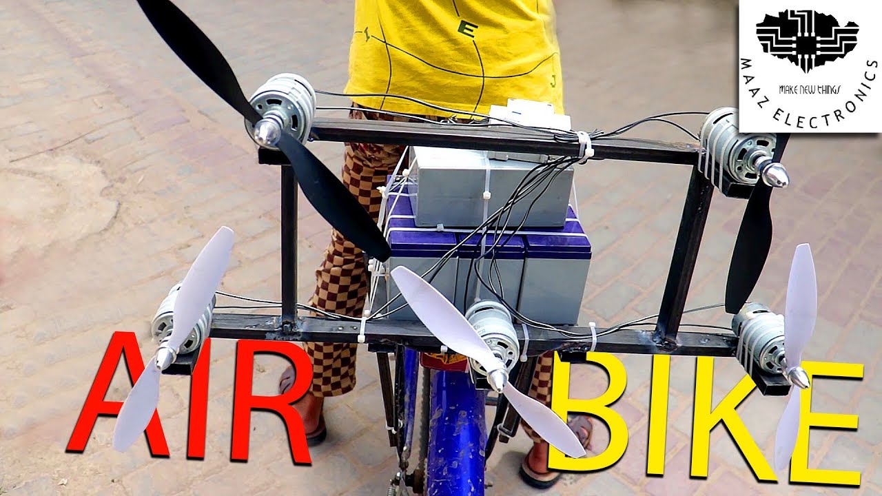DIY Air Bike at home using 5 Piece 775 Motor Urdu, Hindi