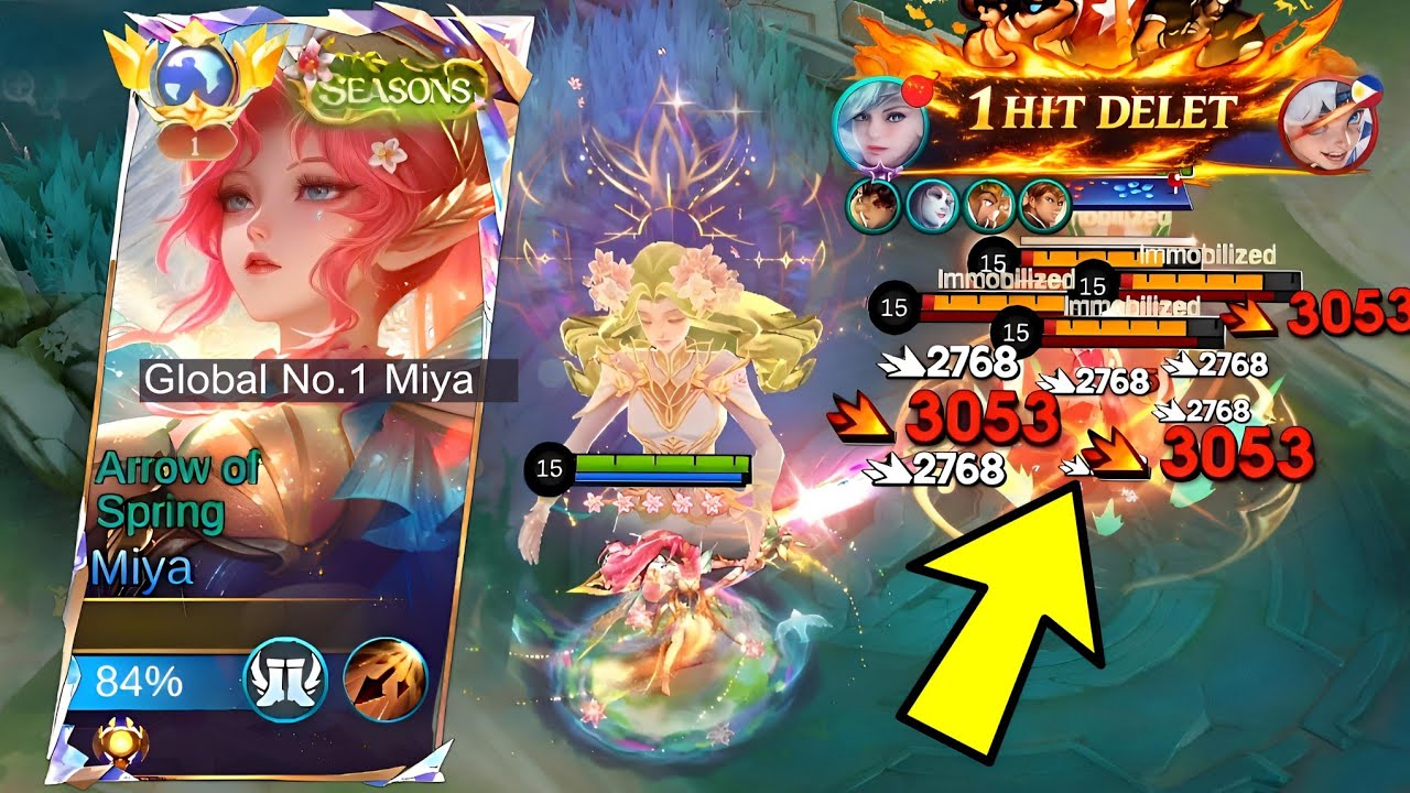 REASON WHY MIYA WAS THE 1st  MLBB HERO!🔥 (Best 1 Hit Build and Emblem 2026) - Mobile Legends 