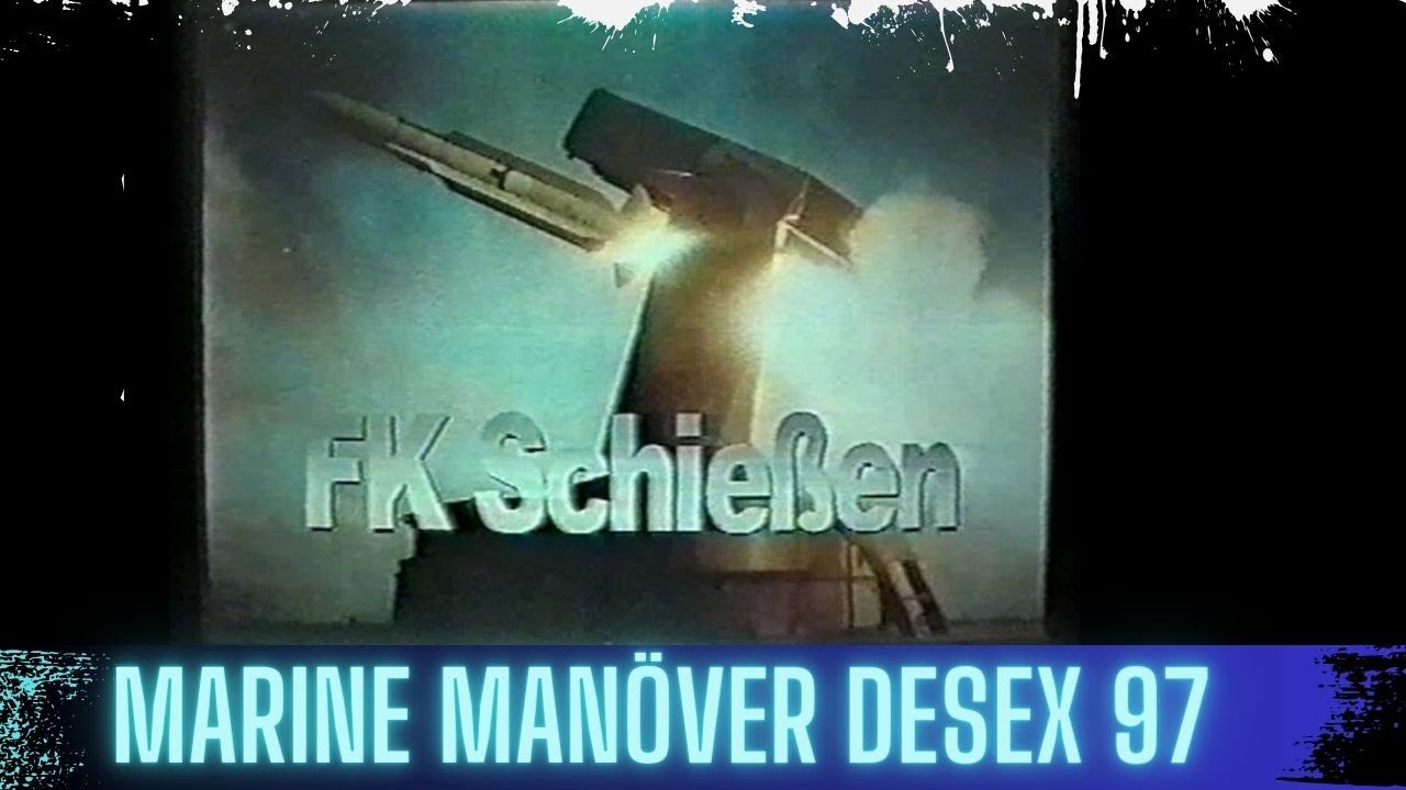 Marine Manöver DESEX 97 - Flugkörper schießen mit dem Zerstörer D185 Lütjens und der US Navy