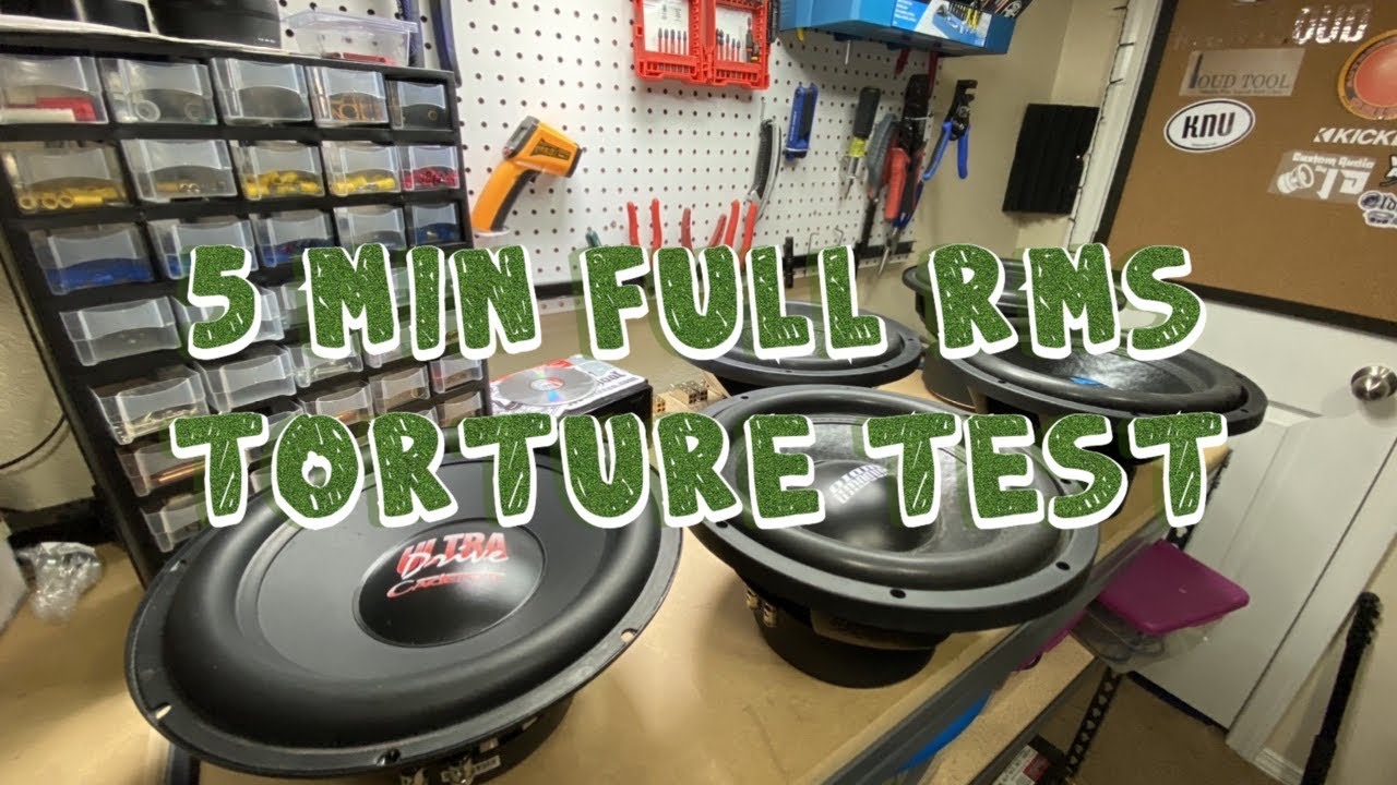 Testing subs at full RMS power for 5 minutes! (Budget Subwoofer Shootout pt 3)