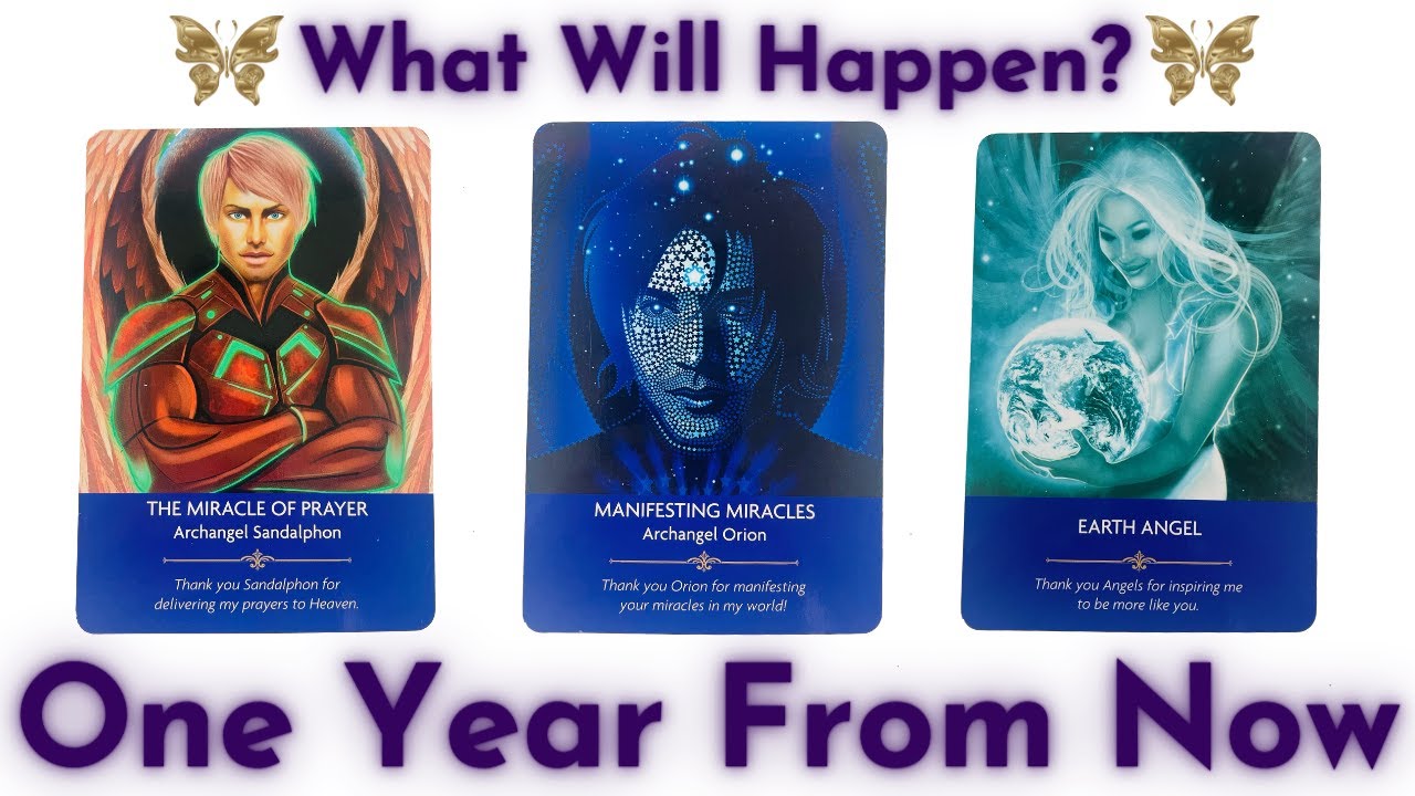 Personal Messages🌈 ONE YEAR FROM NOW (Changes + Blessings) Pick a Card 💜