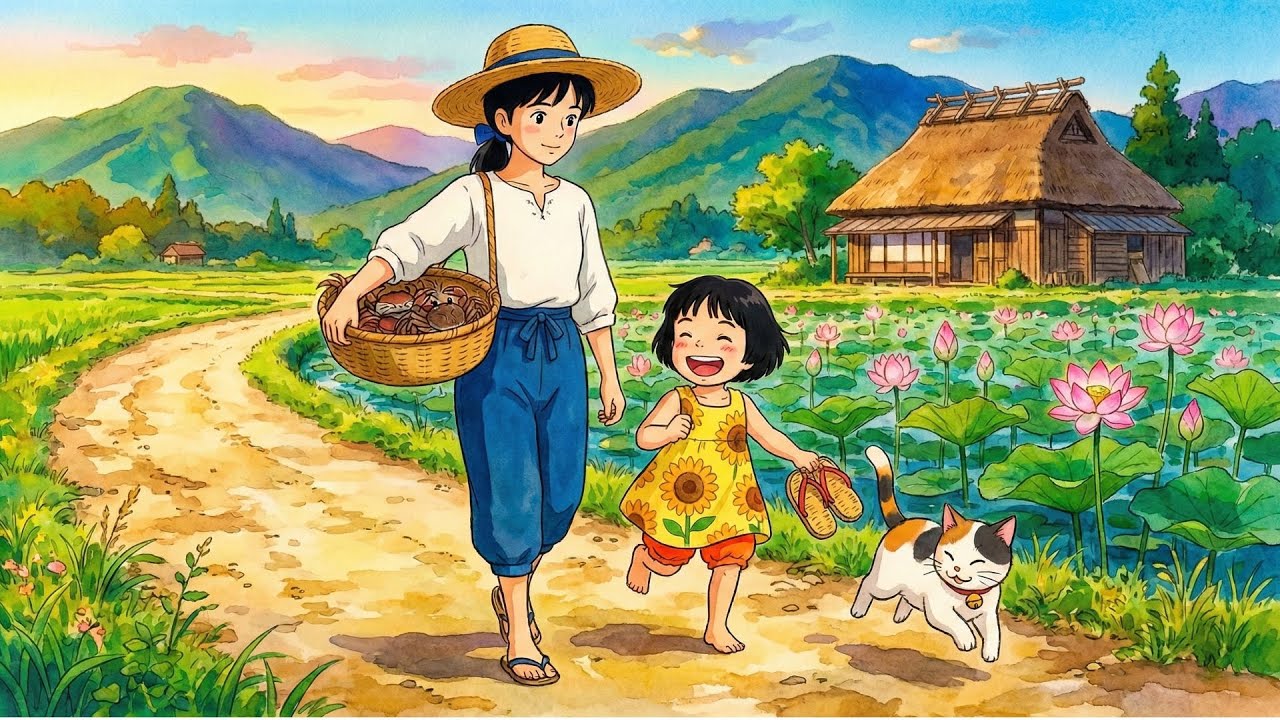 Making Hairy Crab Roe Dip and a Giant Seafood Platter 🥢 A Gift of Nature | Ghibli Animation