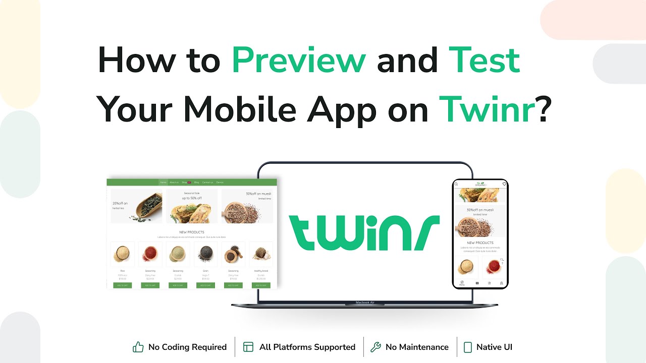 How to Preview and Test your Mobile App on Twinr?