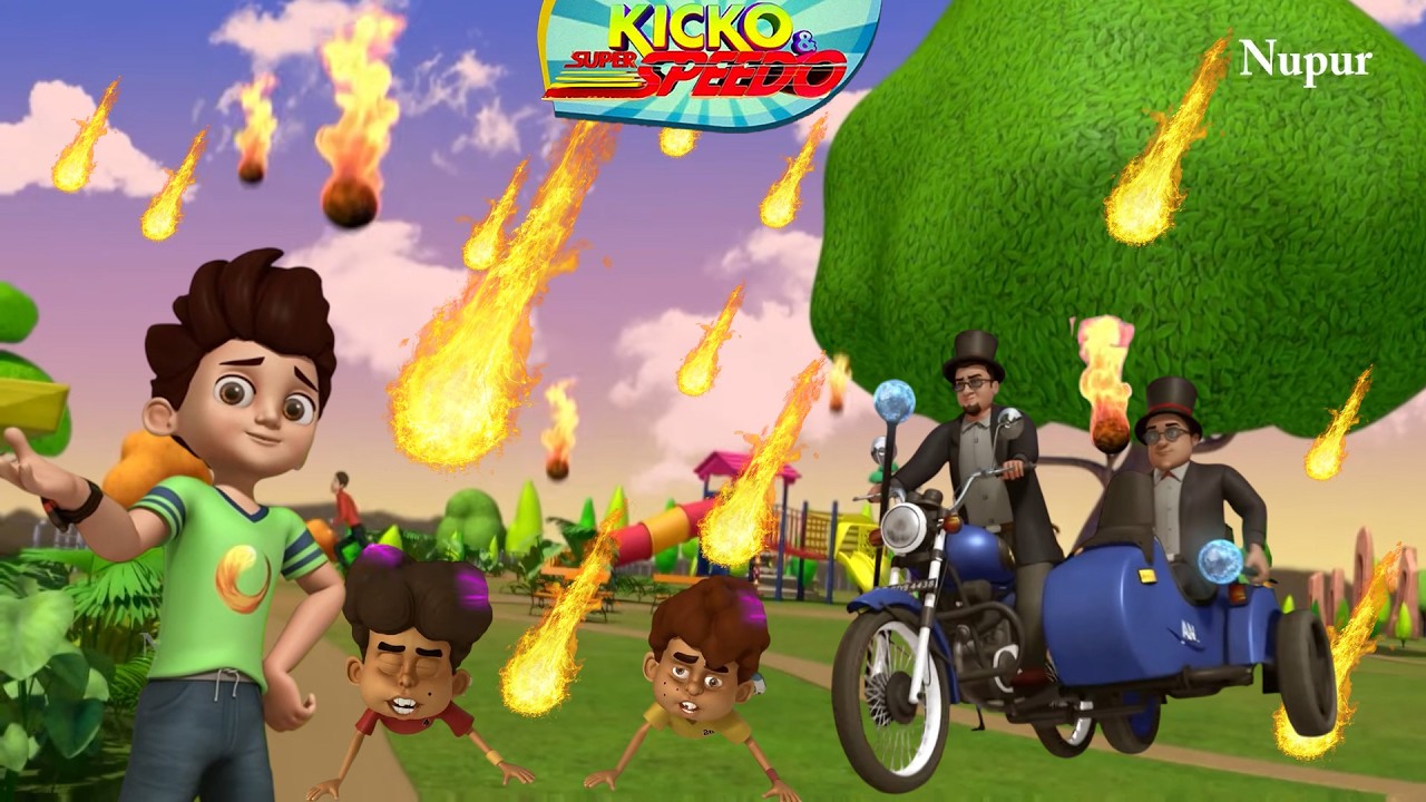 Suncity में हुआ आसमान से आग की बारिश | Kicko And Super Speedo | Kids Cartoon | Moral Stories