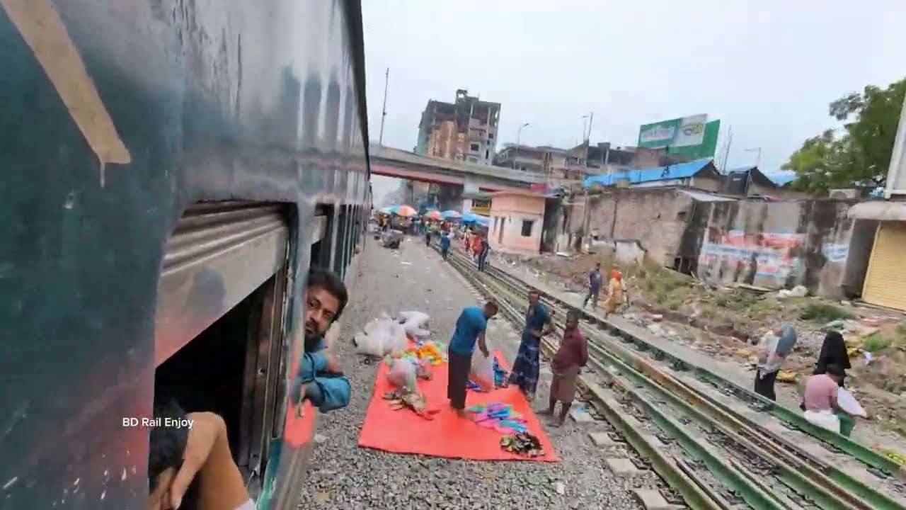 গেন্ডারিয়া থেকে পাগলা রেলস্টেশন ট্রেন ভ্রমন || Narayanganj Commuter || Bangladesh Railway