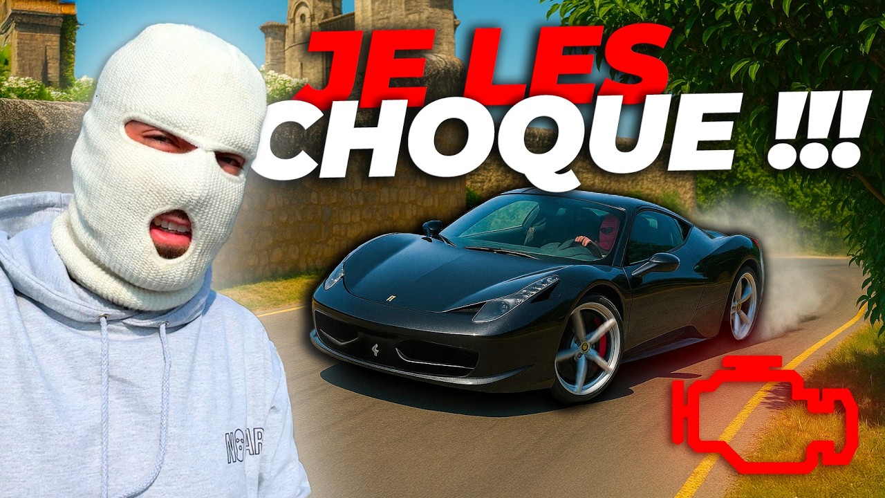 DRIFT VIOLENT + FLAMMES 💥 : MA FERRARI 458 EST HORS DE CONTRÔLE