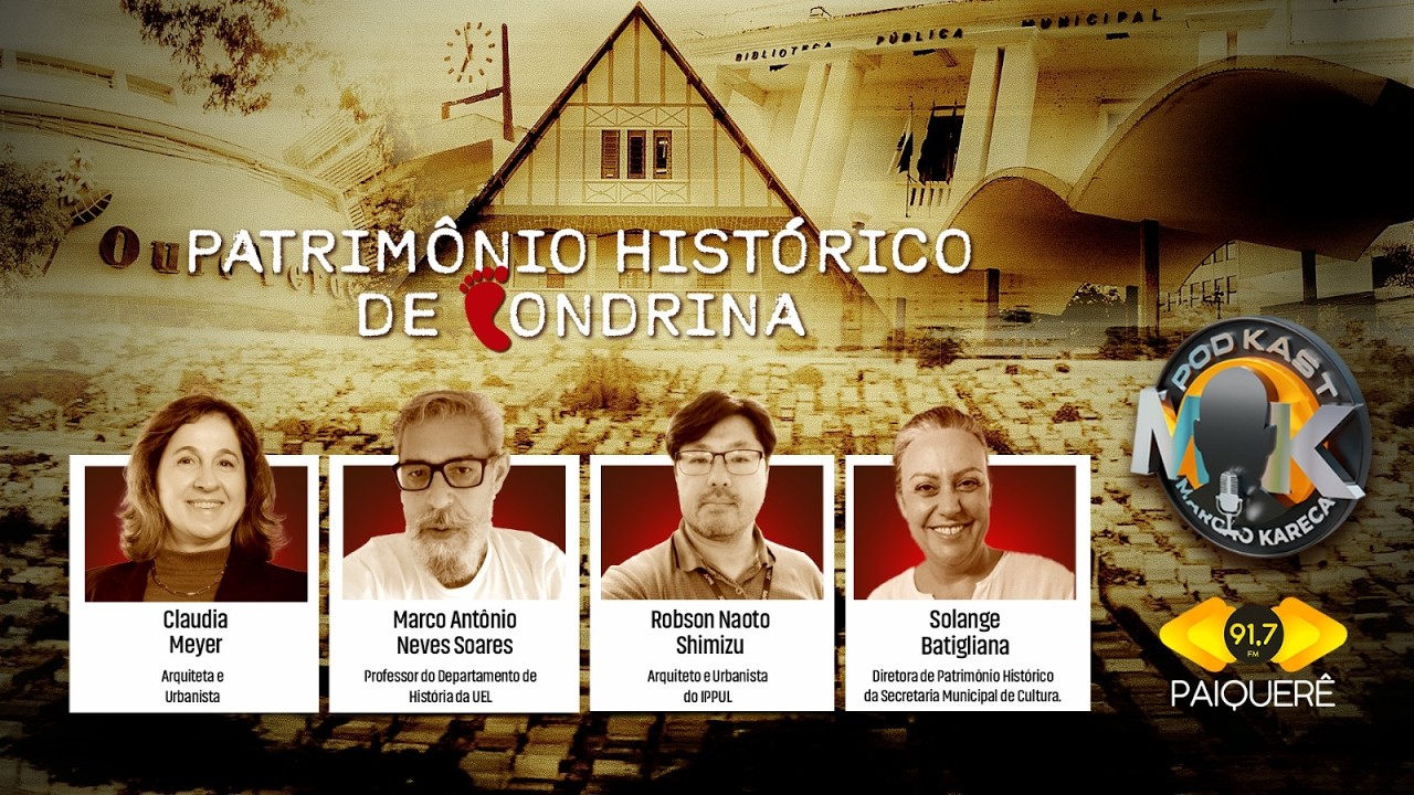 PATRIMÔNIO HISTÓRICO DE LONDRINA! Podcast Marcão Kareca #189