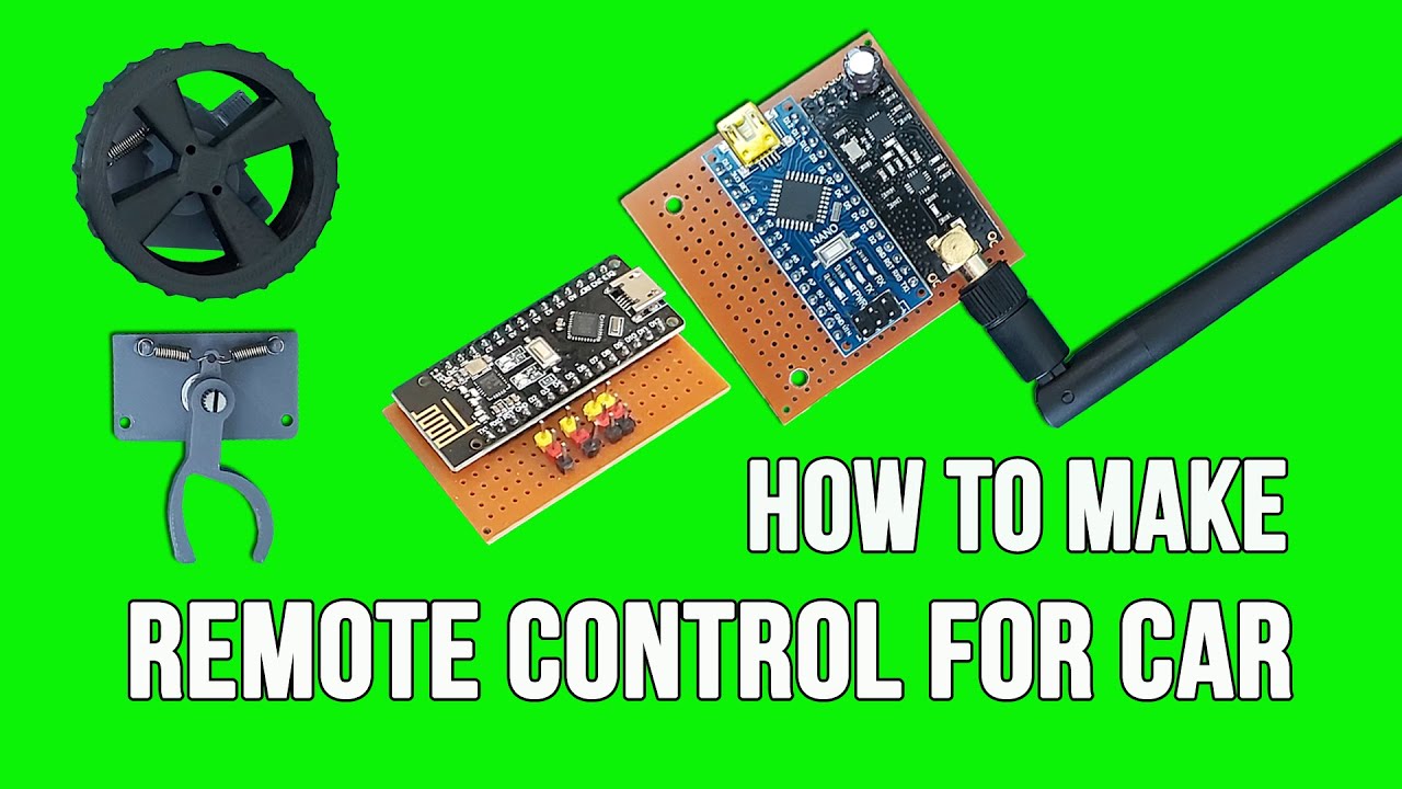 How To Make Radio Control For Model Car & Boat. DIY 3-Channel RC