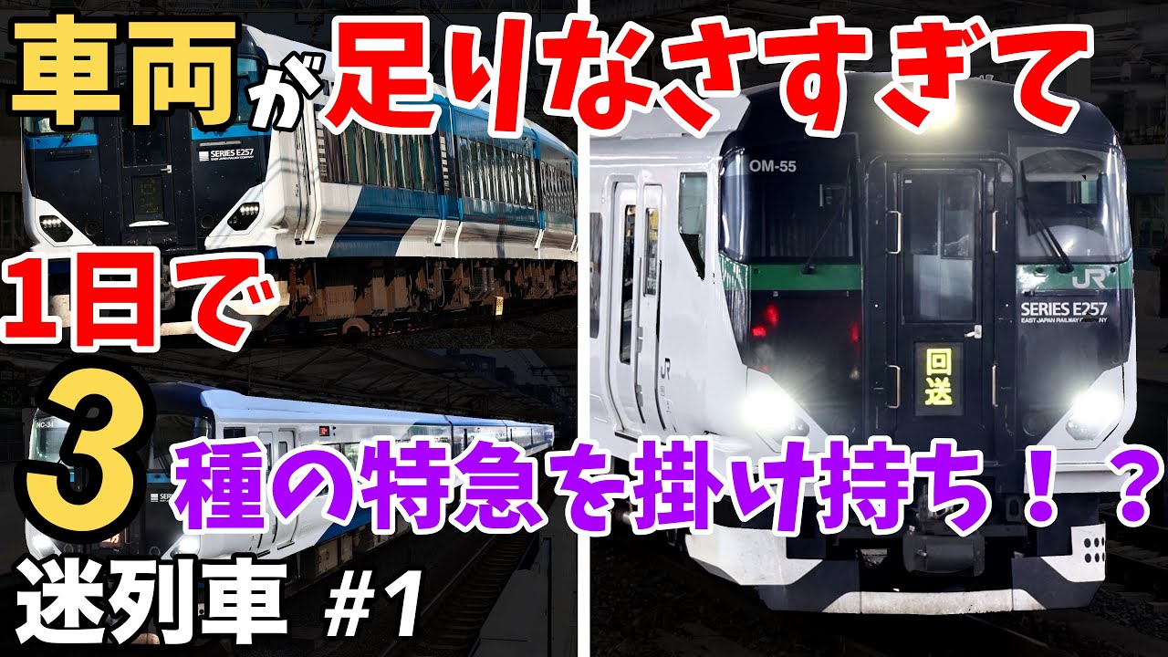 【迷列車で行こう！】忙しすぎる特急型車両 E257系2500番台・5500番台 【ゆっくり解説】 #迷列車で行こう