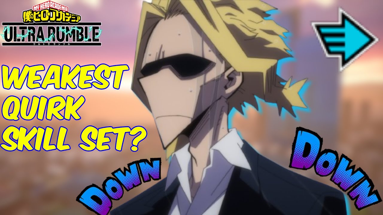 Является ли Rapid All Might самым слабым набором навыков на данный момент? | My Hero Ultra Rumble