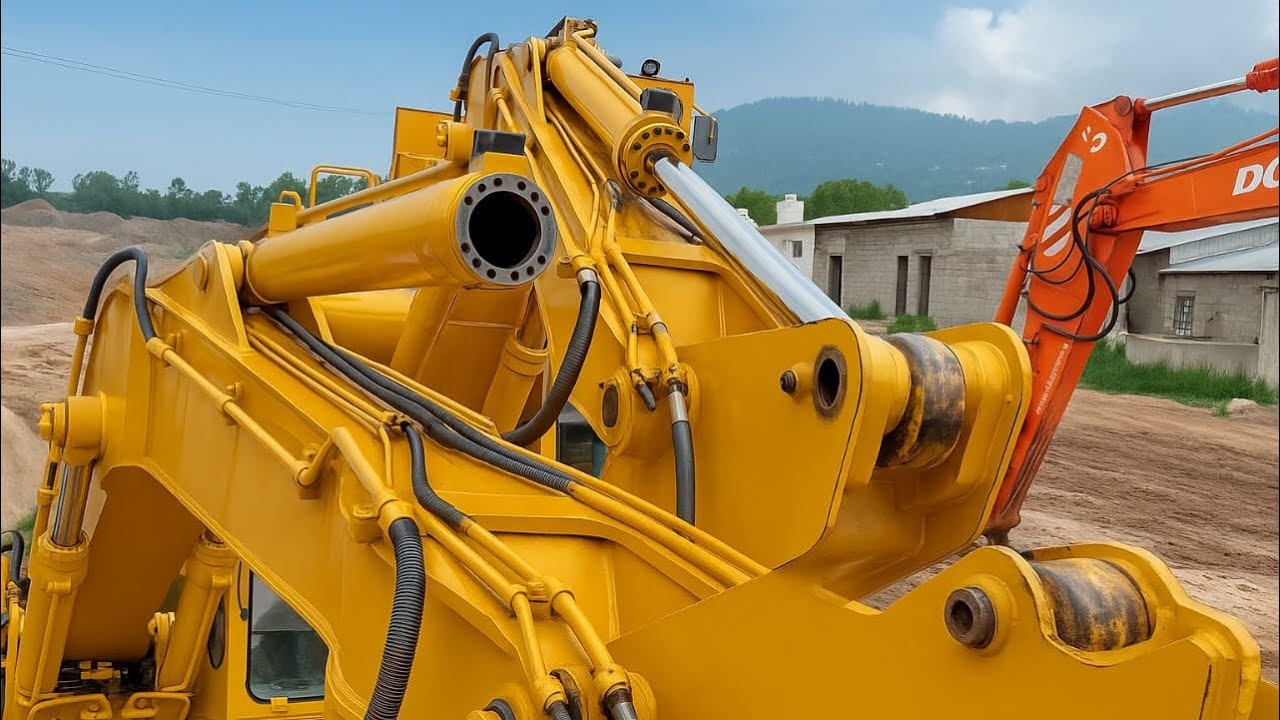 🚜 Hydraulic Jack Cylinder Repair | Heavy Machine Maintenance 2025