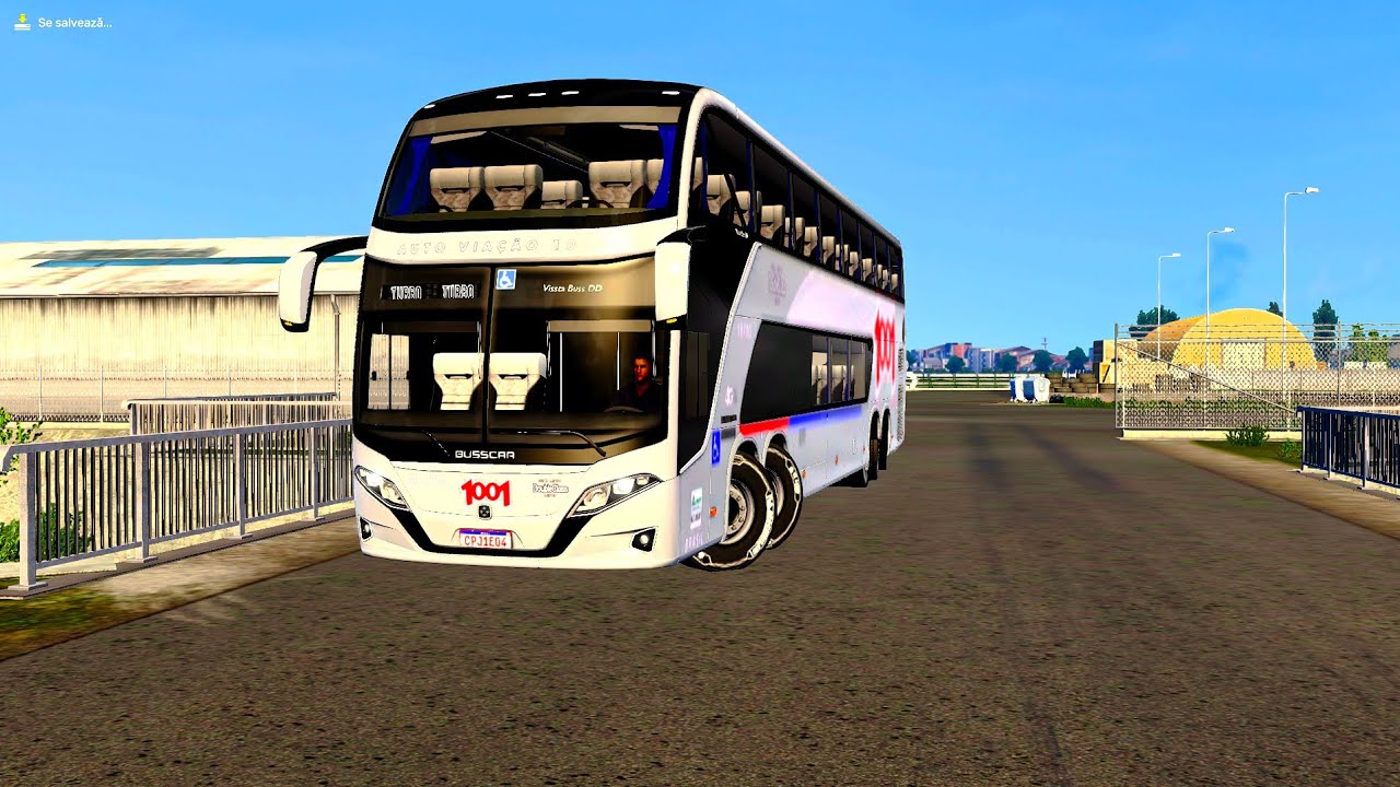 Ets 2 Busscar DD Vissta Buss DD - 0500RSDD Mod 1.55 |Real Driving| |Real Physics| Gameplay 