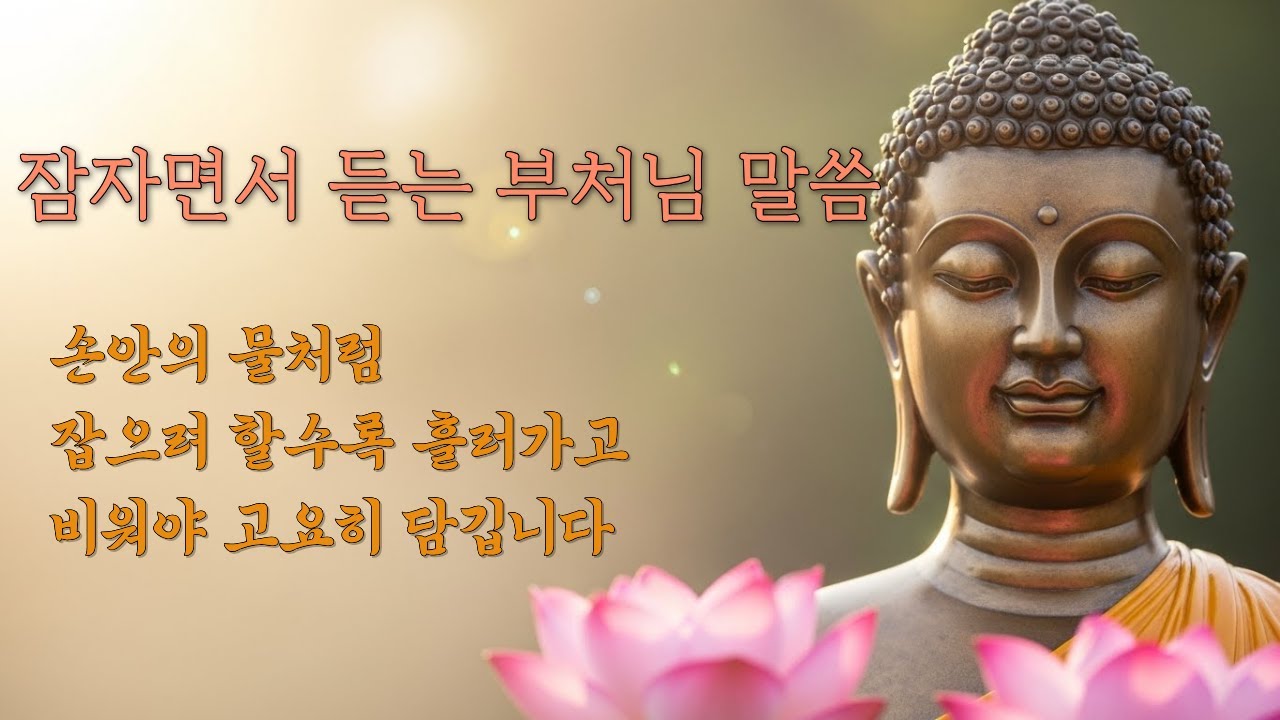 “🙏 잠자면서 듣는 부처님 말씀 2시간 | 집착 내려놓기·마음 안정”