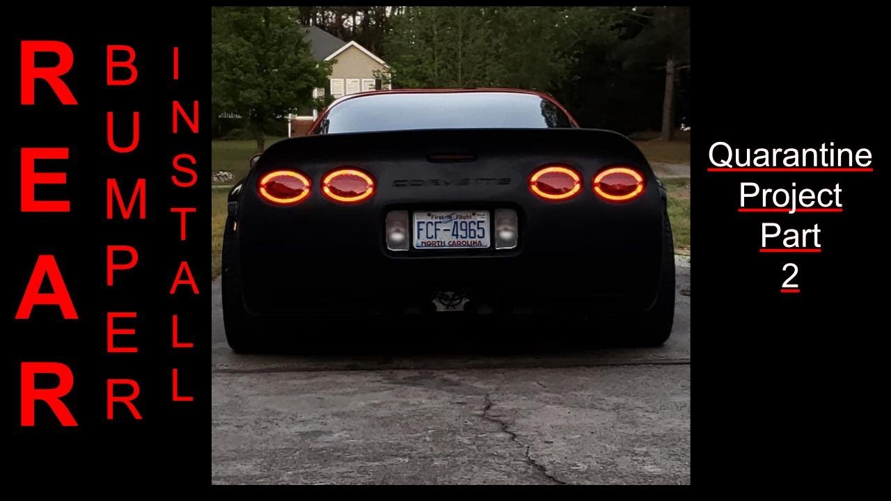 Installing Corvette Creationz C5 Corvette Molded Spoiler Rear Bumper