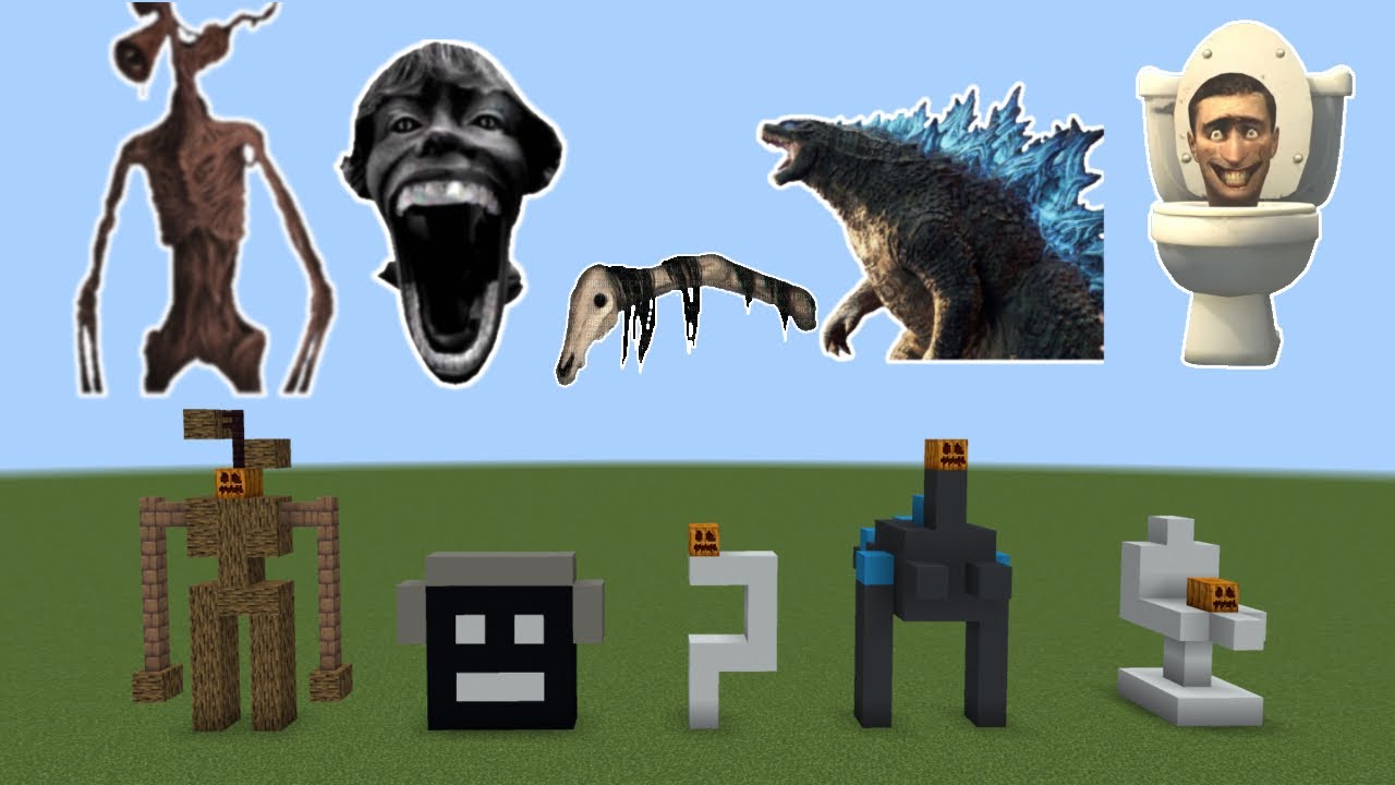 Never Spawn Siren Head, scp67 kid, Long Horse, Godzilla, Skibiti Toilet in Minecraft PE