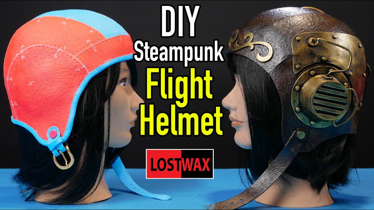 DIY Aviator Hat From Craft Foam? Quick Steampunk Style Costume!