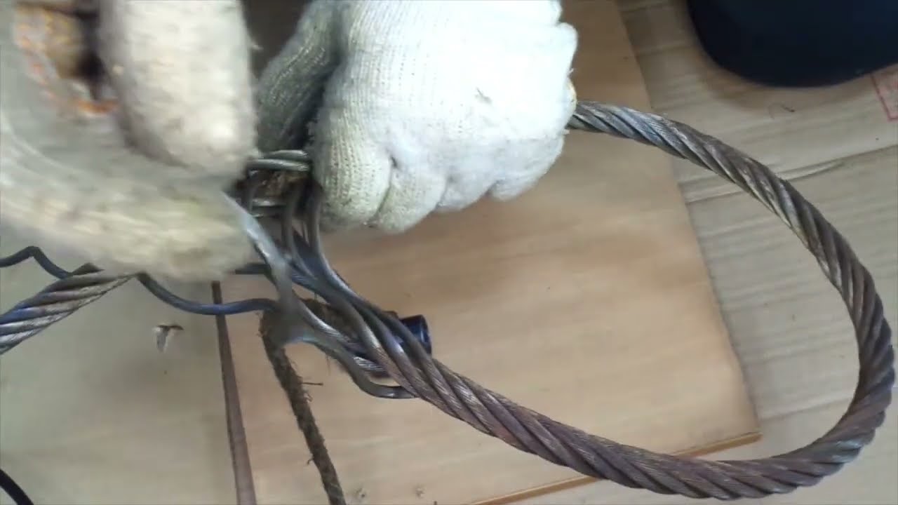 誰も知らない幻の、ワイヤーの先端処理、二本差し。YouTube世界初公開。by キムニー。HOU TU MAKE EYE SPLYEIS W STRAND。ワイヤー差しの神様、キムニーの神業ご覧あれ。