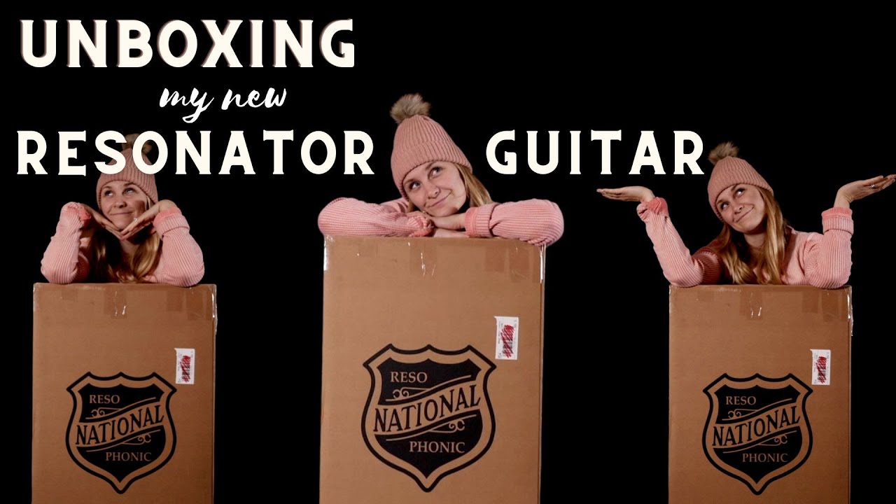 UNBOXING my new National Guitar (with demo)- What could it be?!