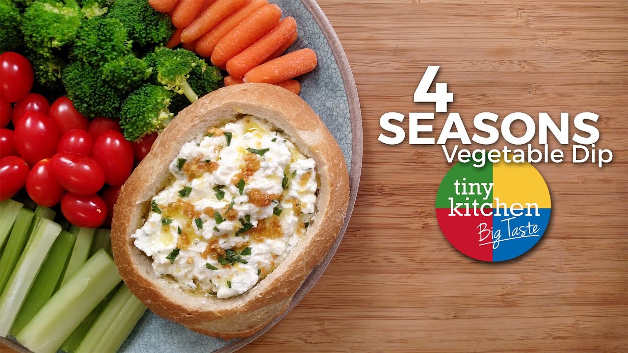 4 Seasons Vegetable Dip // Tiny Kitchen Big Taste