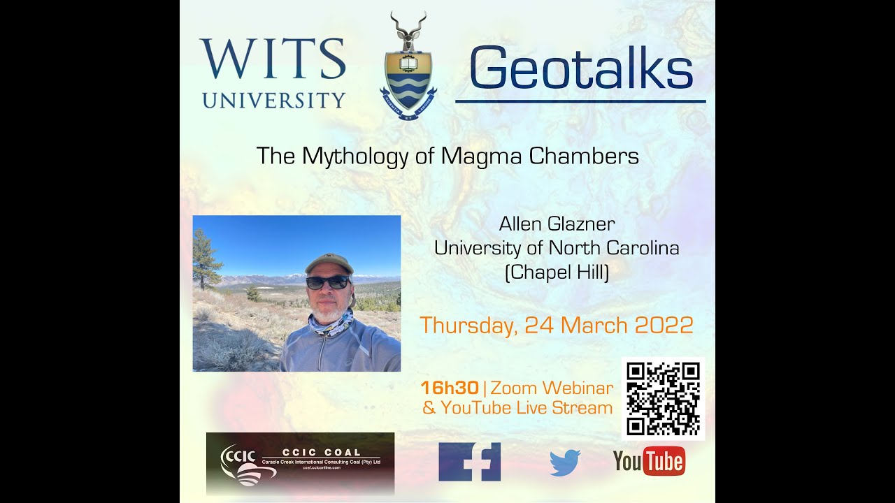 Wits Geotalks: Allen Glazner on 