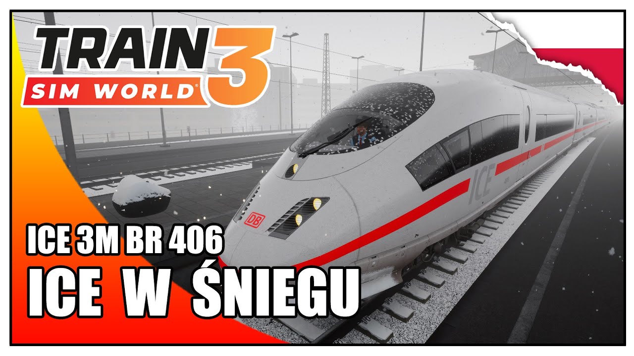 ICE w śniegu | ICE 3M BR 406 | Train Sim World 3 po polsku