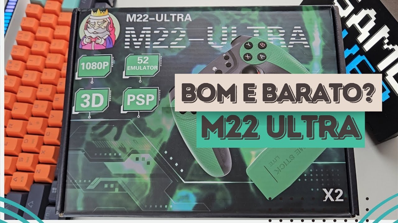 Novo GAME STICK M22 ULTRA Com Milhares De Jogos e MUITO BARATO!