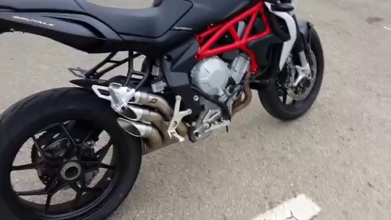 Walkaround and Start up MV Agusta Brutale 675 QD Exhaust Escape QD
