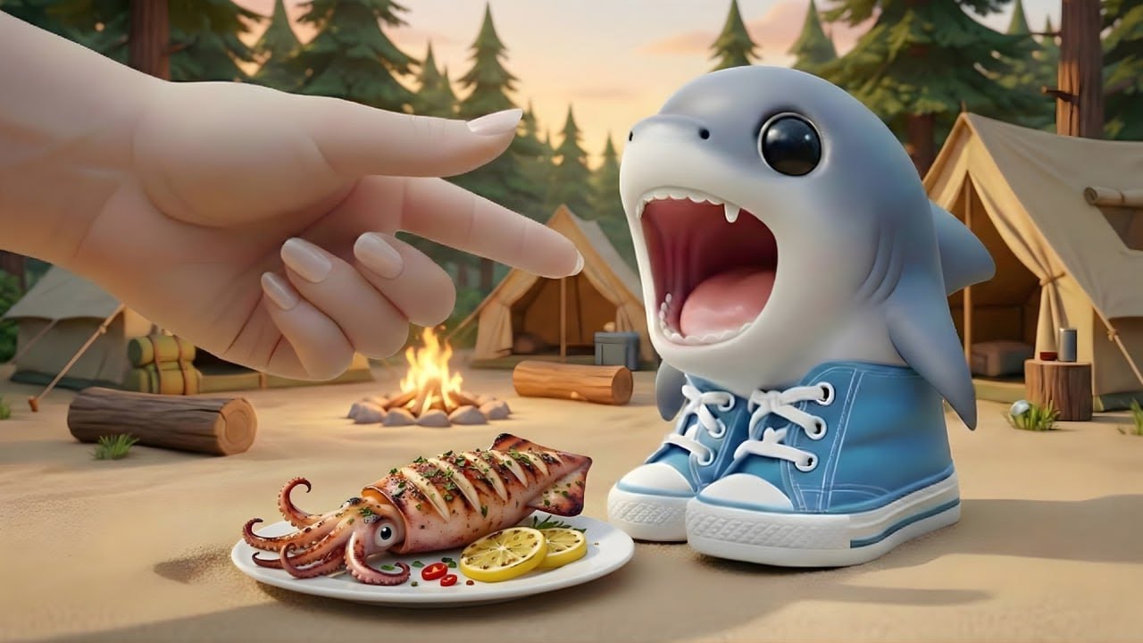 Tralalerito Mukbang At The Camp Fire