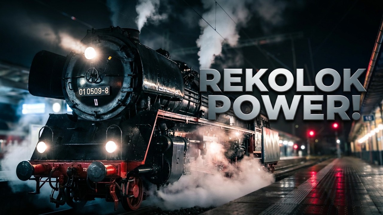 BR 01 0509-8 bei Nacht: Rekolok-Power, Pfeife & F&uuml;hrerstand &ndash; BR 01.5 in Aktion!