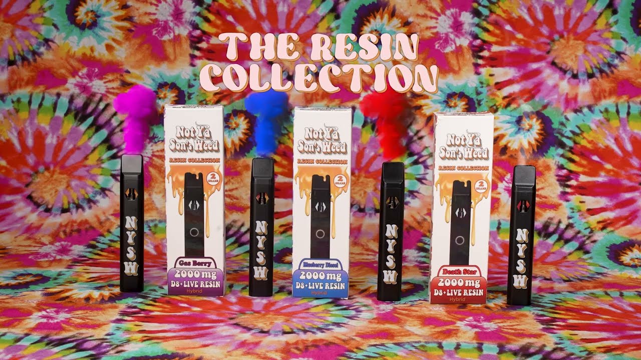 Not Ya Sons Weed - The Resin Collection 2 Gram Disposables - Live Resin x Delta 8