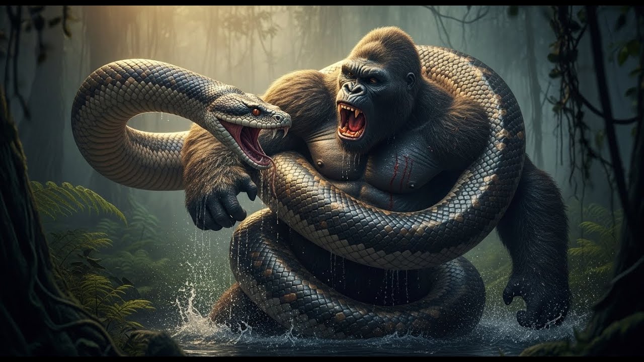 King Kong vs Titanoboa | The Most Dangerous Hunt Yet - Who Wins?