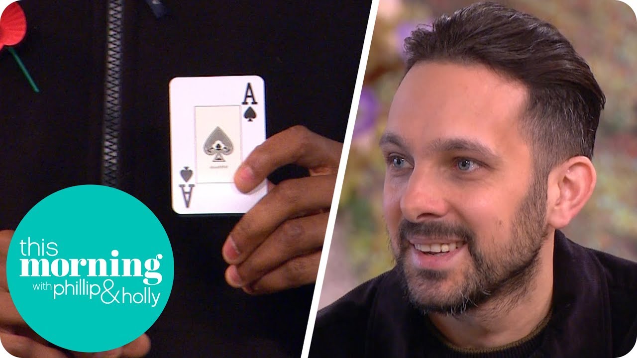 Crew Member Wows Dynamo With His Own Card Trick! | This Morning