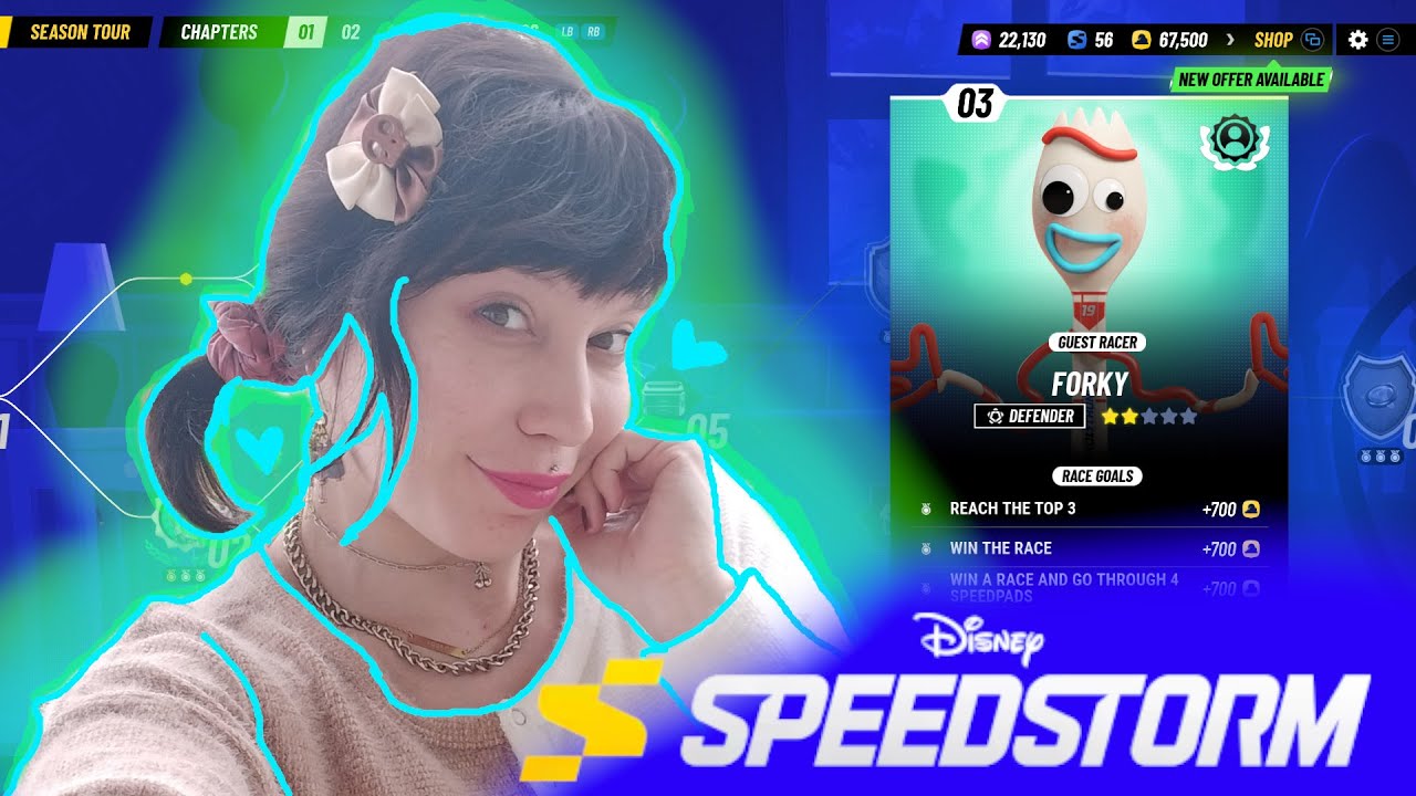Disneyspeedstorm FORKY ⏩fast racing kart gameplay!