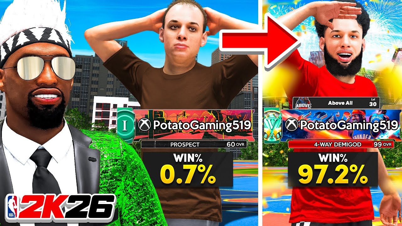 I Transformed The WORST Player on NBA 2K26 into a LEGEND (0.7% WIN)