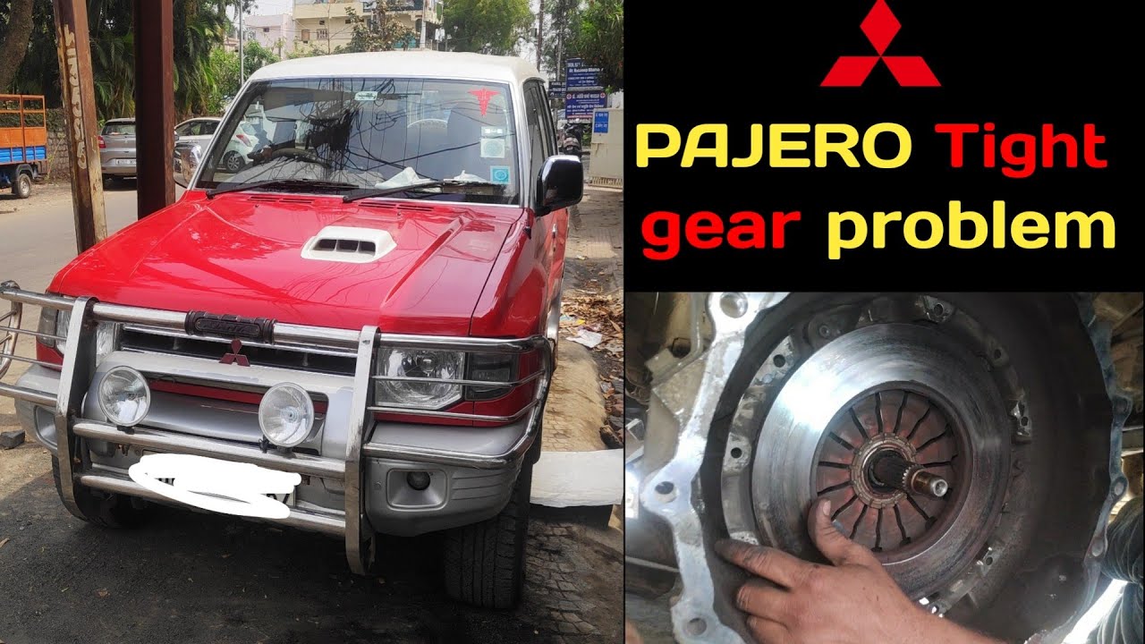 mitsubishi pajero sfx clutch replacement // pajero 4X4 tight gear shifting problem // #pajero #suv
