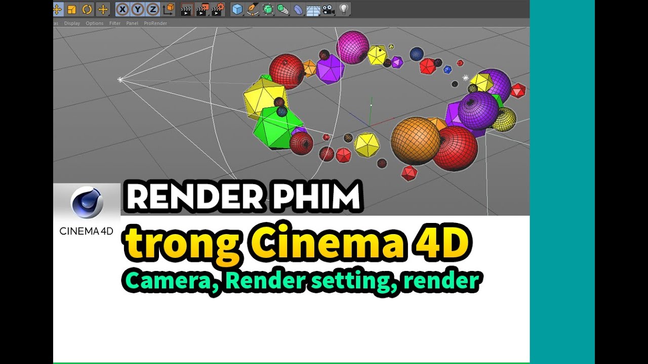 Hướng dẫn render phim trong Cinema 4D