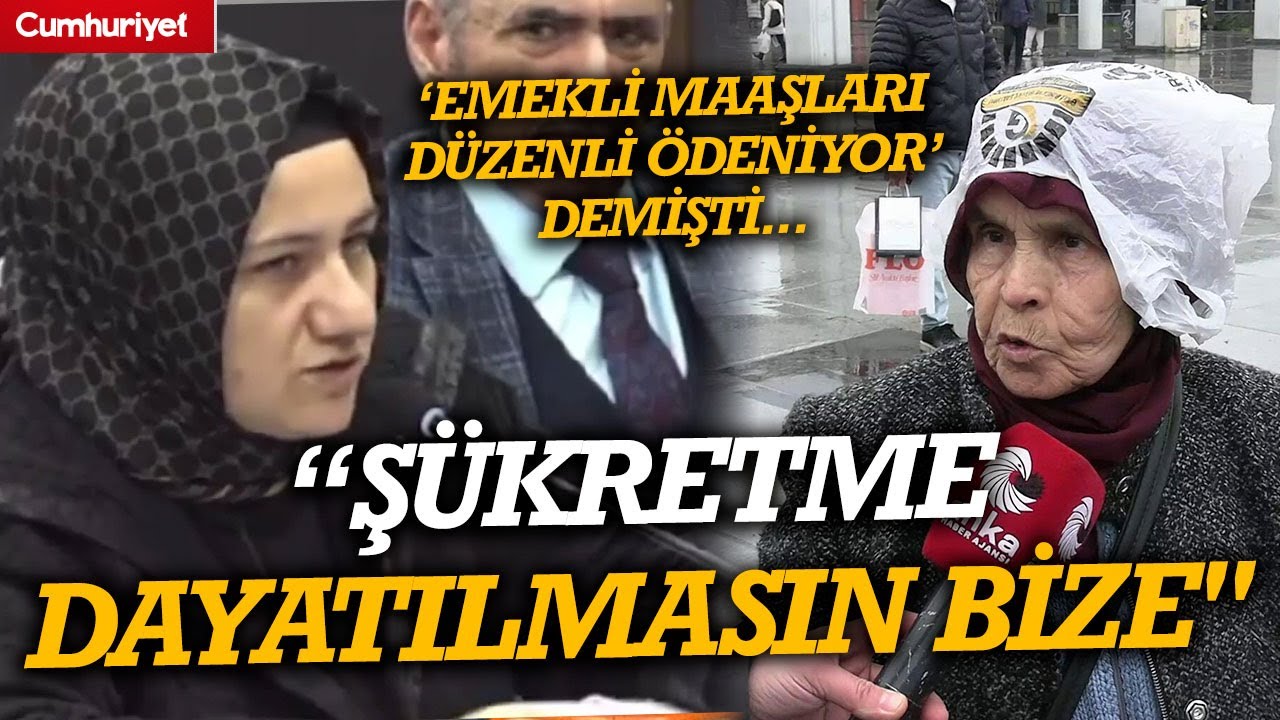 Emekliler meydana indi! 