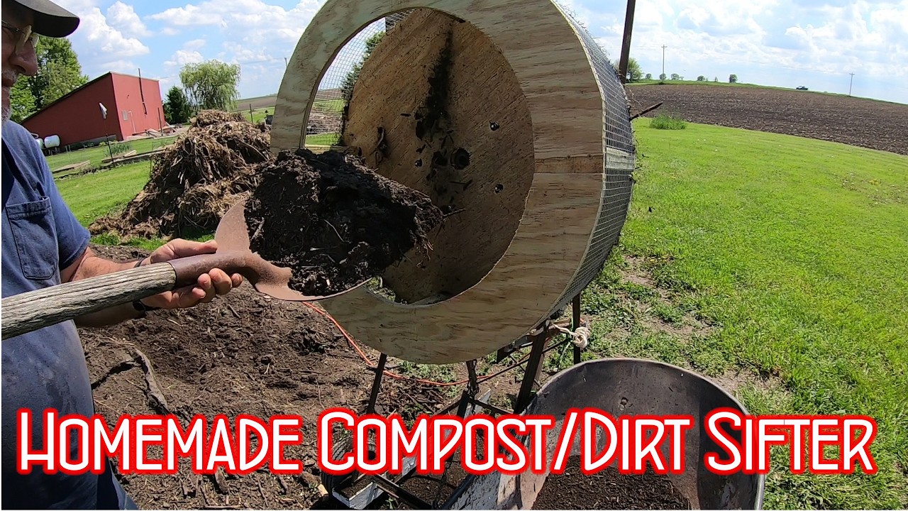 Homemade Compost/Dirt Sifter