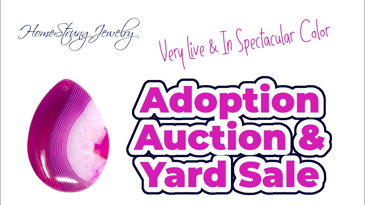 Join Us for an Adoption Auction & Yard Sale