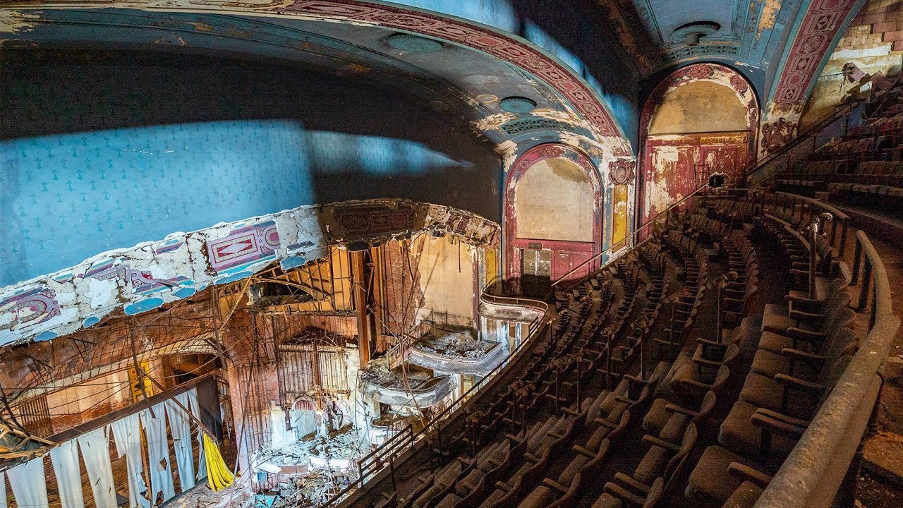 Rare Abandoned Double Decker Theater - Built in 1915