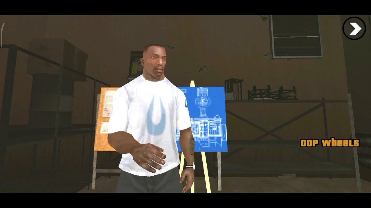 GTA San Andreas - Cop Wheel | easy way | Android Gameplay (HD)