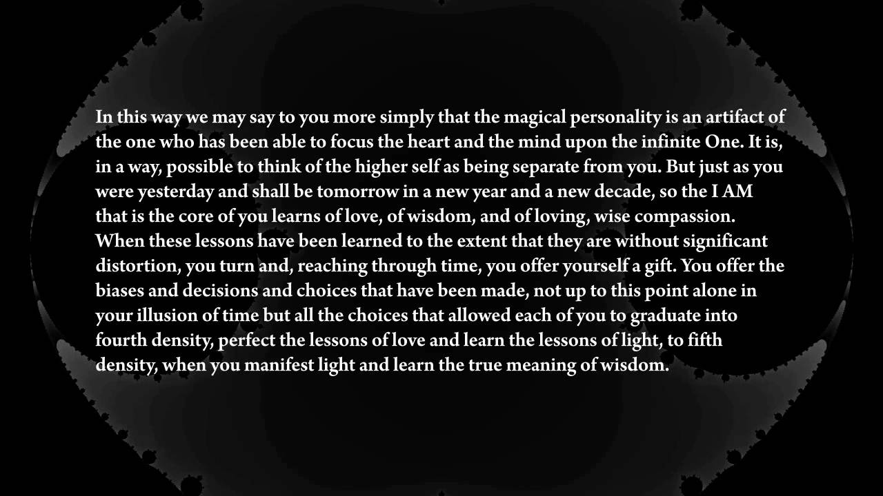 Q'uo - December 31, 1989, Higher Self (Part 1)