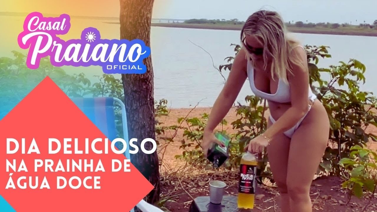 Prainha de água doce na cidade de Rubineia Interior de SP 🏖🐠