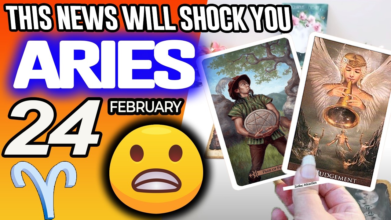 Aries ♈⚠️THIS NEWS WILL SHOCK YOU⚠️ horoscope for today FEBRUARY 24 2026 ♈ #aries tarot FEBRUARY