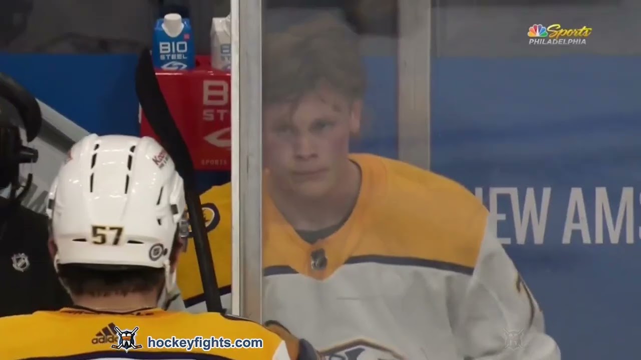 Juuso Parssinen vs Joel Farabee Feb 11, 2023