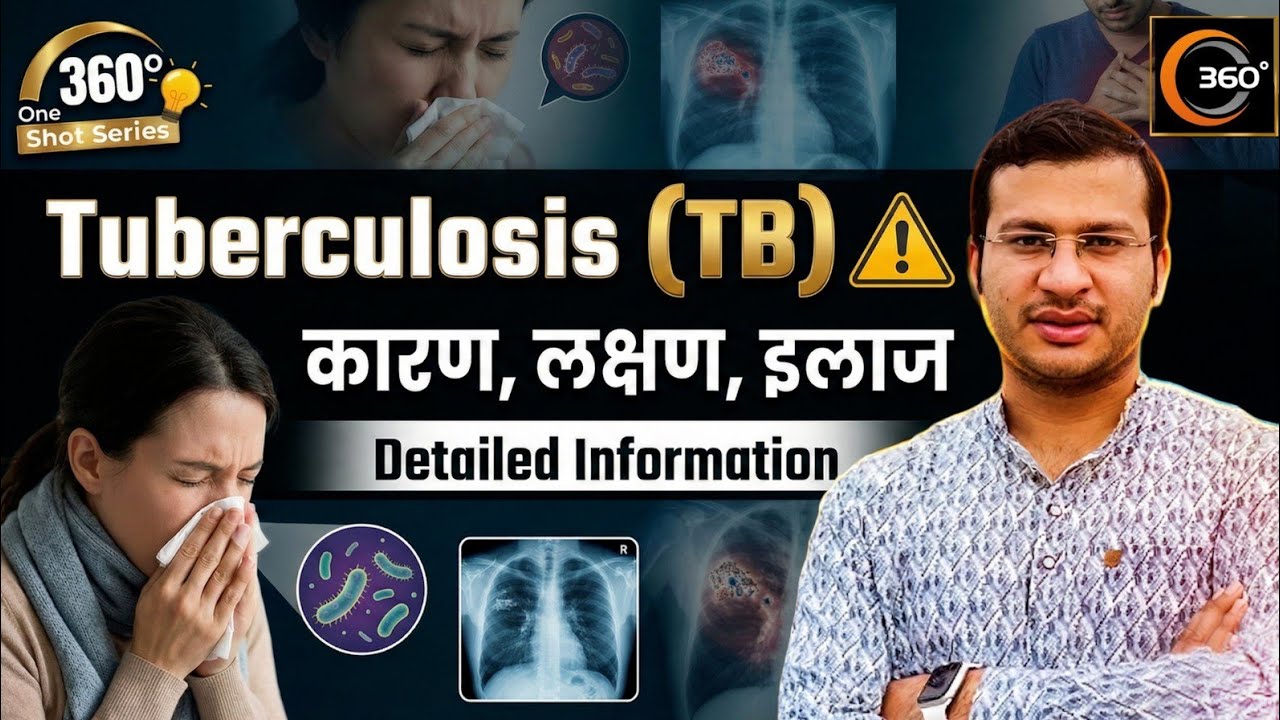Tuberculosis (TB)- Causes, Symptoms and Treatment | 360 Degree One Shot Series🔥| Siddharth Sandu Sir