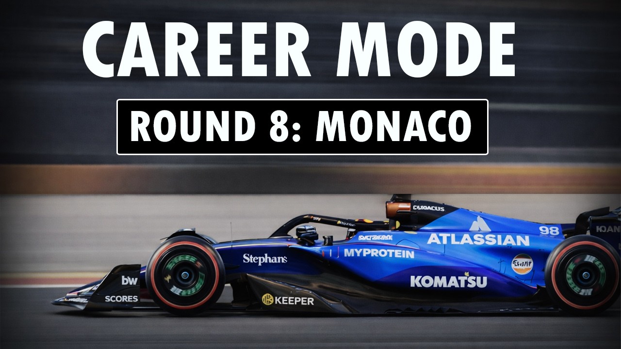 F1 25 Career Mode | Round 8: Monaco | 100% Race Distance (No Assists, Cockpit)
