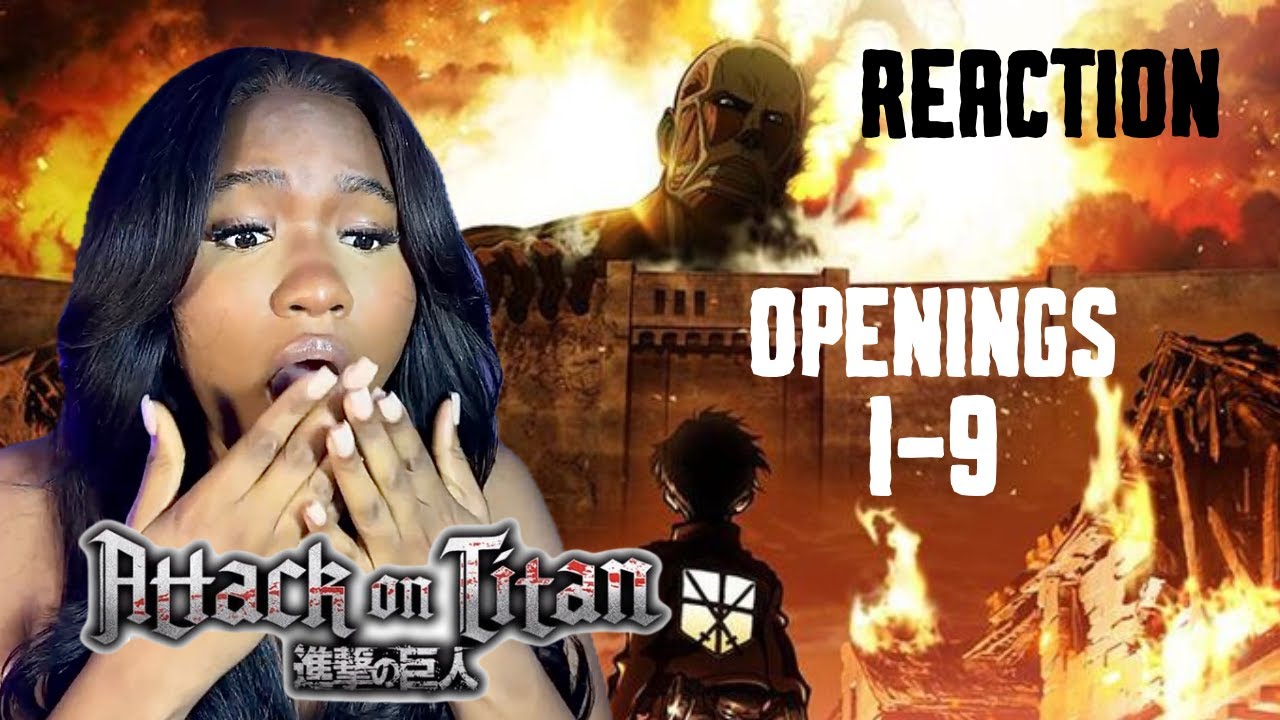 ANIME V*RGIN REACTS TO ATTACK ON TITAN OPENINGS FOR THE FIRST TIME!!!
