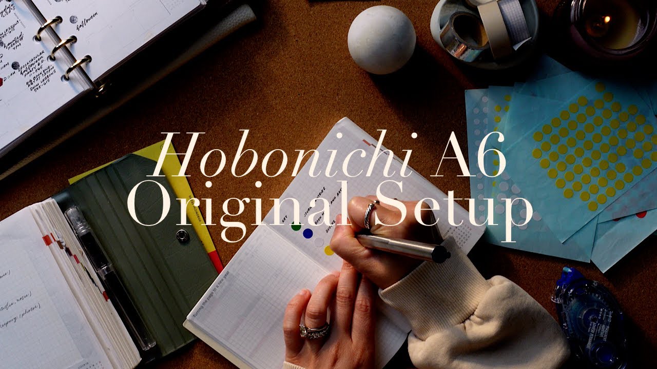Ежедневник за 12 месяцев + новая оригинальная настройка Hobonichi A6