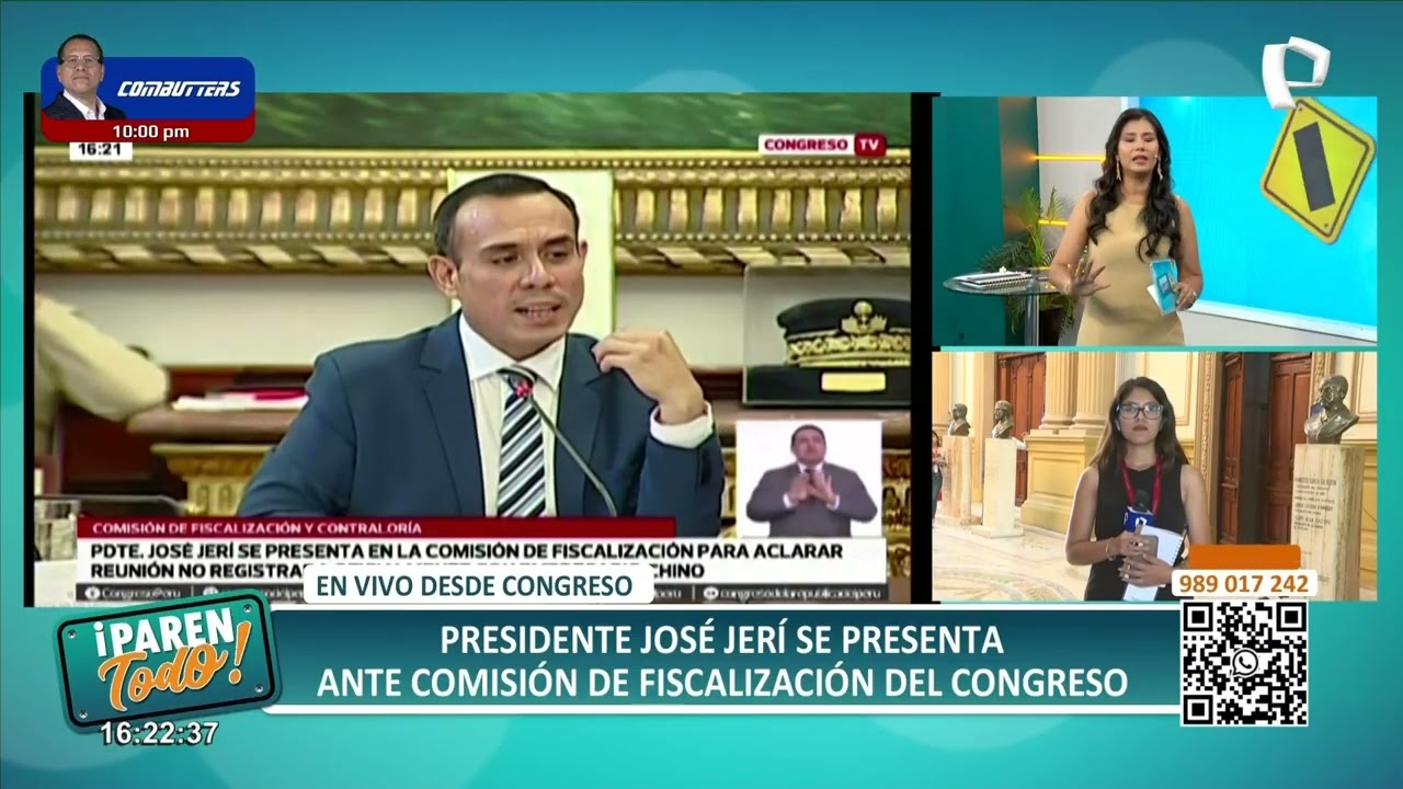 José Jerí habría sido invitado a China: Hay tres mociones de censura en su contra